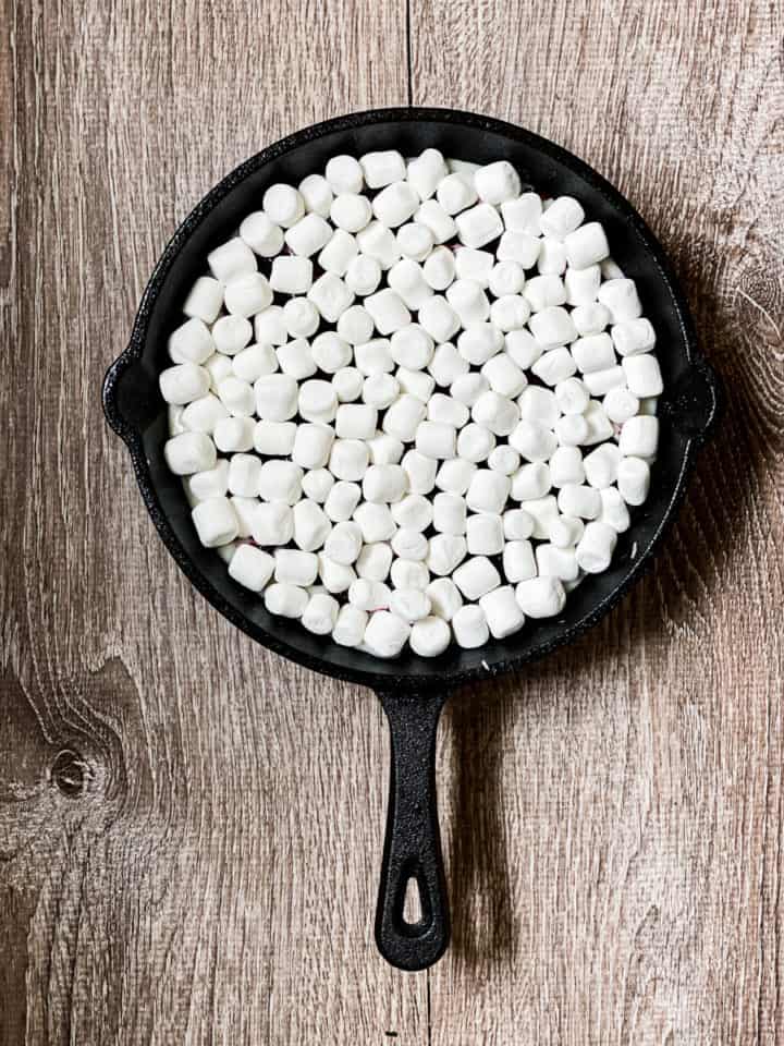 marshmallows in skillet