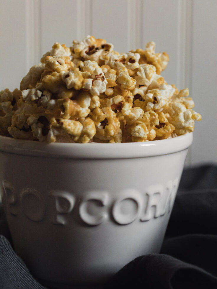 Pumpkin Pie Spiced Popcorn